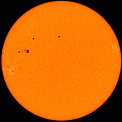 Rotation der Sonne - Sonnenflecken